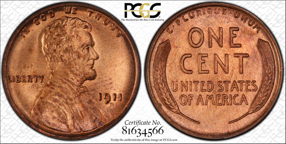 Paragon Numismatics - Copper Coin - 1911-D Cent